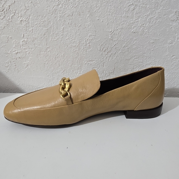 Tory Burch Jessa Loafer Ginger Shortbread Gold Dragon Slip On Flats Women's 10.5 - Picture 4 of 14